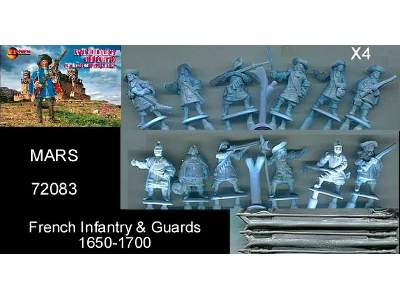 Royal French infantry and guards, 2 half of the 17th century - image 3