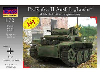 Pz.Kpf.Wg. II Ausf. L Luchs - with extra armor - 2 models - image 1