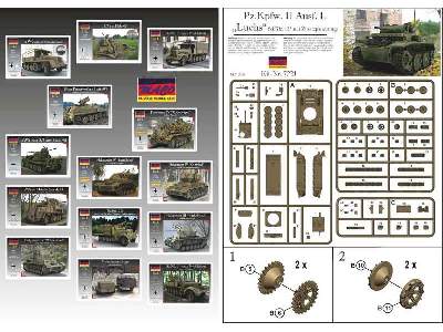 Pz.Kpf.Wg. II Ausf. L Luchs - with extra armor - 2 models - image 2