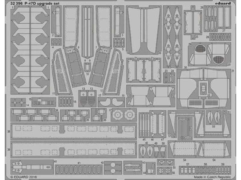 P-47D upgrade set 1/32 - Eduard - image 1