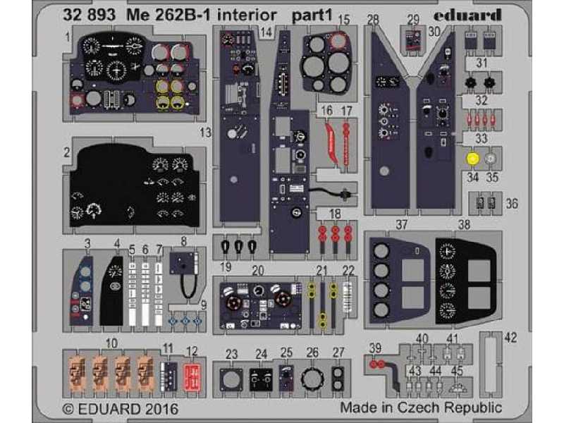 Me 262B-1 interior 1/32 - Revell - image 1