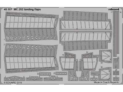 MC.202 landing flaps 1/48 - Eduard - image 1