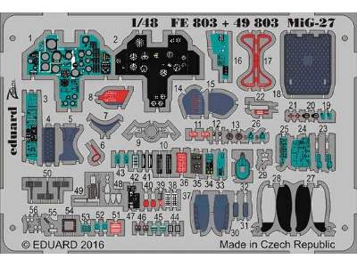 MiG-27 interior 1/48 - Trumpeter - image 1