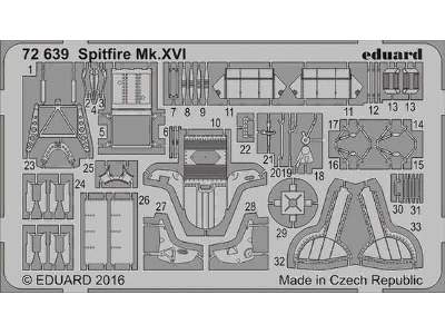 Spitfire Mk. XVI 1/72 - Eduard - image 1