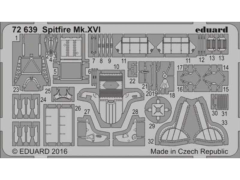 Spitfire Mk. XVI 1/72 - Eduard - image 1
