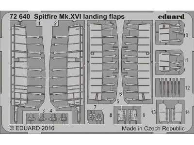 Spitfire Mk. XVI landing flaps 1/72 - Eduard - image 1