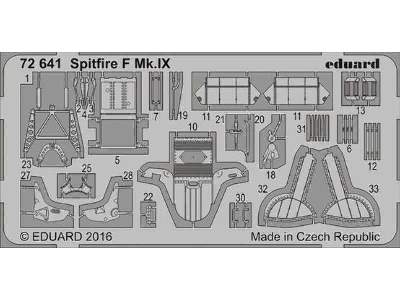 Spitfire F Mk. IX 1/72 - Eduard - image 1