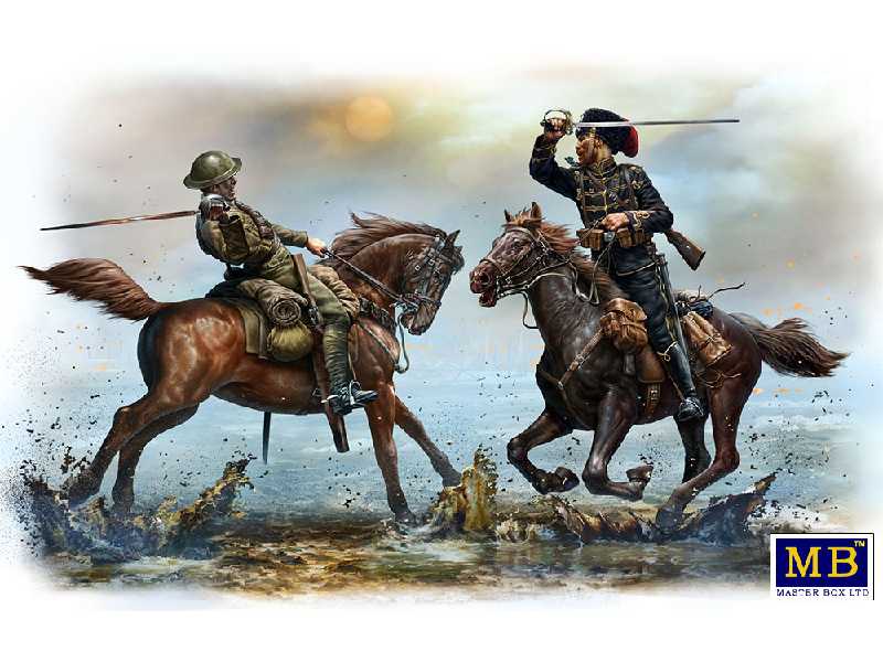 British and German Cavalrymen - WWI era - image 1
