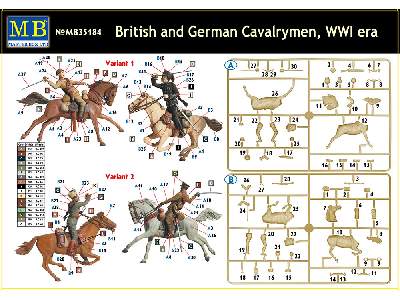 British and German Cavalrymen - WWI era - image 8
