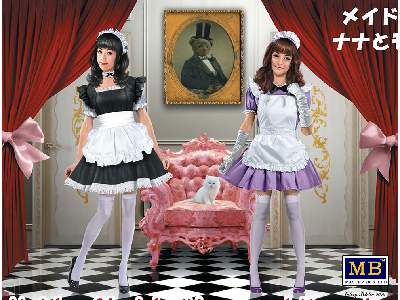 Maid café girls - Nana and Momoko - image 1