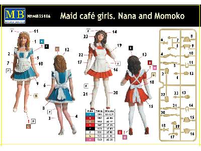 Maid café girls - Nana and Momoko - image 3