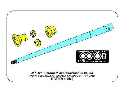 75 mm Barrel for Kwk 40 L/48 for Pz.Kpfw. IV, Ausf.J late & fin. - image 12