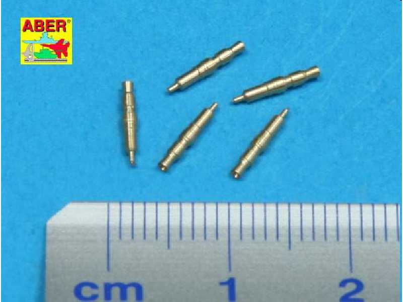 Set of 5 pcs. German Tank MG 34 machine guns tips barrels  - image 1