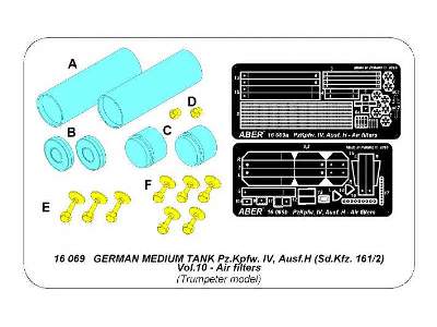 Tank Pz.Kpfw. IV, Ausf.H (Sd.Kfz. 161/2) Vol.10 - Air filters - image 17