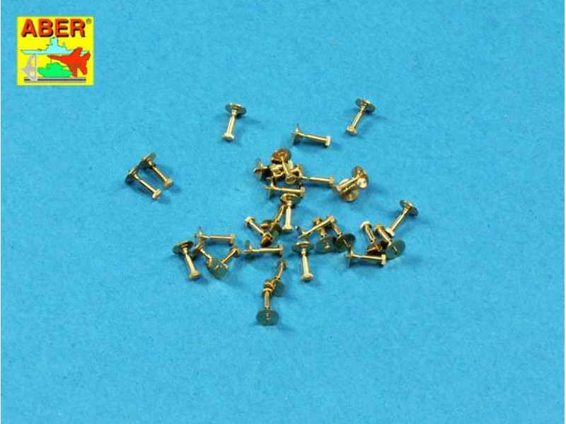 Turned Hexagonal bolts (1,34x2,60mm) x 30 pcs. - image 1