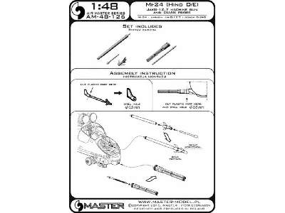Mi-24 (Hind D/E) - karabin JakB-12.7 i sonda DUAS (metalowe i ży - image 1