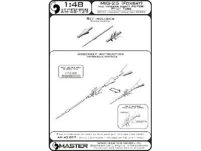 MiG-25 (Foxbat) (wszystkie wersje z wyjątkiem PD/PDS) - Rurka Pi - image 2