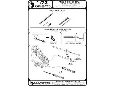 Mi-24 (Hind D/E) - karabin JakB-12.7 i sonda DUAS (metalowe i ży - image 1