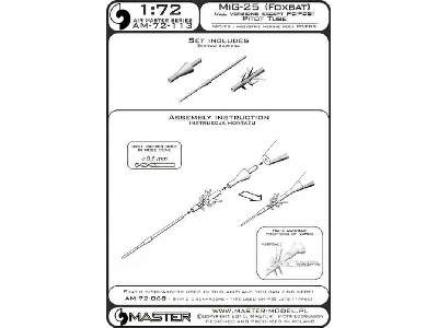 MiG-25 (Foxbat) (wszystkie wersje z wyjątkiem PD/PDS) - Rurka Pi - image 2