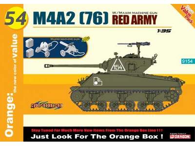 Sherman M4A2 (76) Red Army + Maxim Machine Gun - image 1