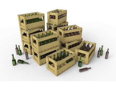 Wine Bottles & Wooden Crates - image 27