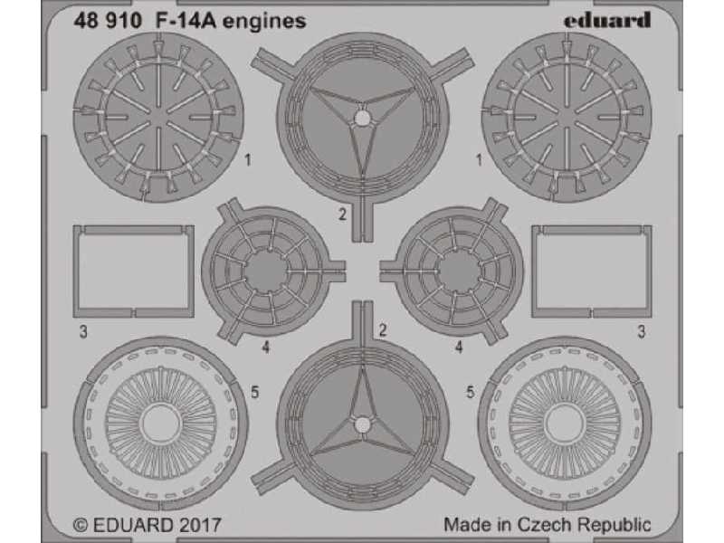 F-14A engines 1/48 - Tamiya - image 1