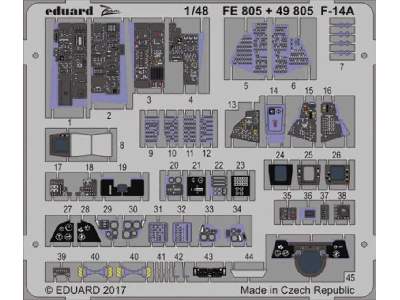 F-14A interior 1/48 - Tamiya - image 1