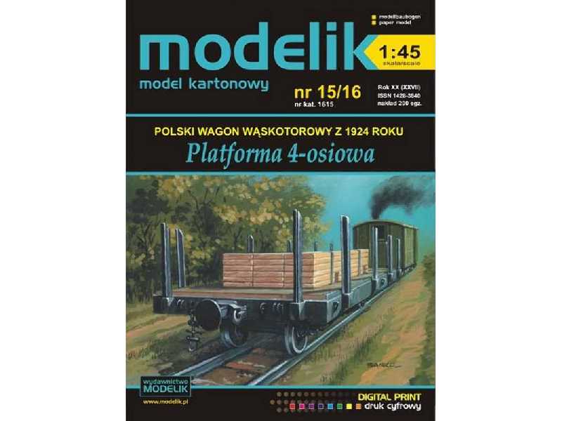 Wagon-platforma 4- osiowa - image 1