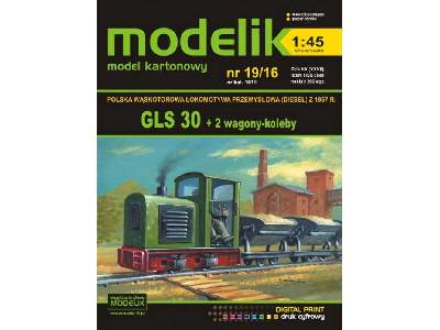 GLS 30 + 2 wagony-koleby Polski wąskotorowy pociąg przemysłowy z - image 1