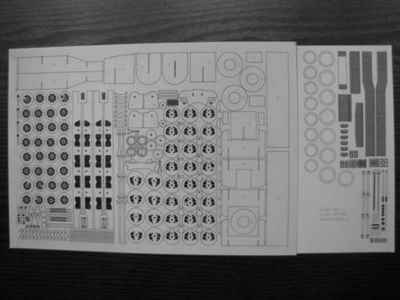 Px29 1:45 Wręgi, koła, detale, grawerowane pomosty i tabliczki - image 1