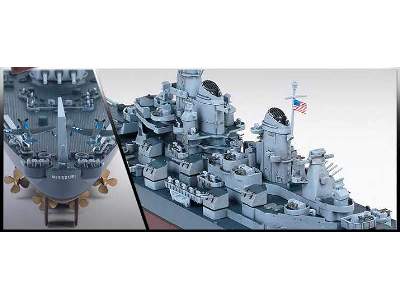 USS Missouri BB-63 - Multi Color Parts - image 4