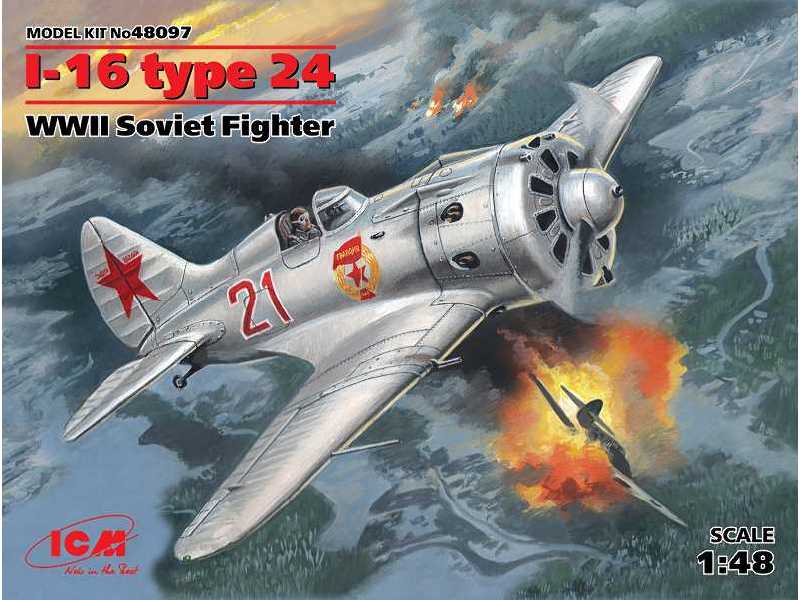 I-16 type 24 - WWII Soviet Fighter  - image 1