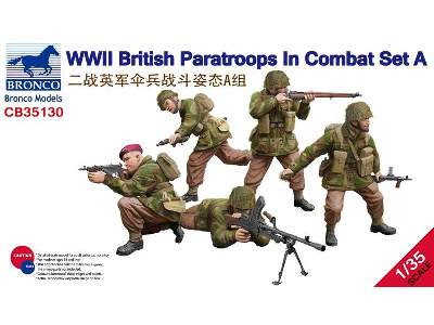WWII British Paratroops In Combat Set A - image 1