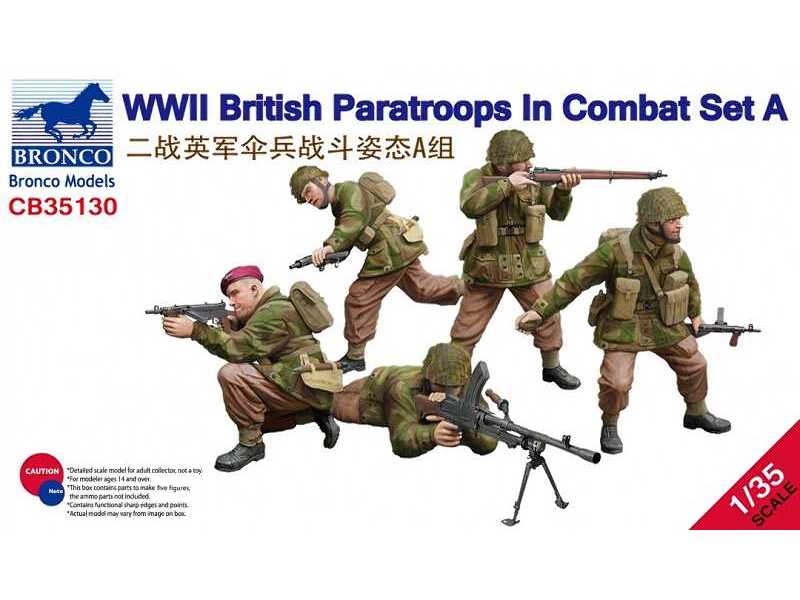 WWII British Paratroops In Combat Set A - image 1 WWII British Paratroops In Combat Set A - image 1
