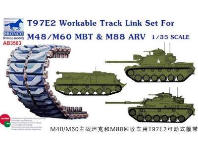 97E2 Workable Track Link Set for M48/M60 MBT & M88 ARV - image 1