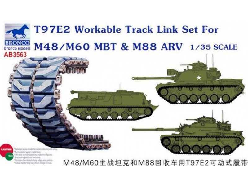 97E2 Workable Track Link Set for M48/M60 MBT & M88 ARV - image 1