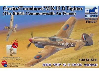 Curtiss Tomahawk MK.II B Fighter The British Commonwealth AF - image 1