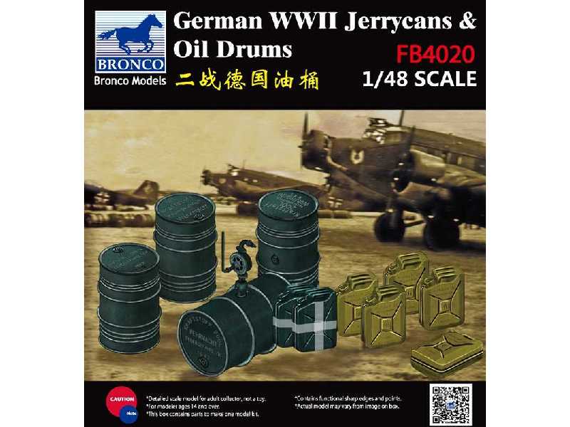 German WWII Jerrycans & Oil Drums - image 1 German WWII Jerrycans & Oil Drums - image 1