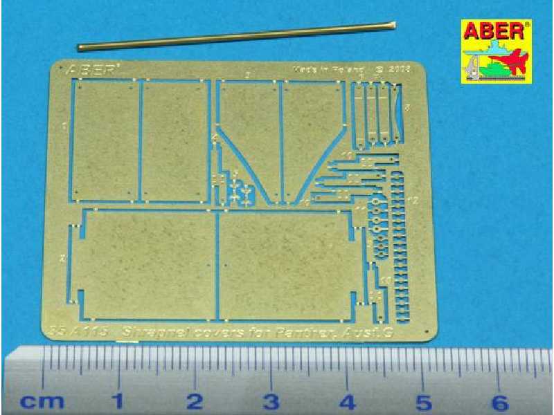 Aditional shrapnel covers for Panther Ausf. G - image 1 Aditional shrapnel covers for Panther Ausf. G - image 1