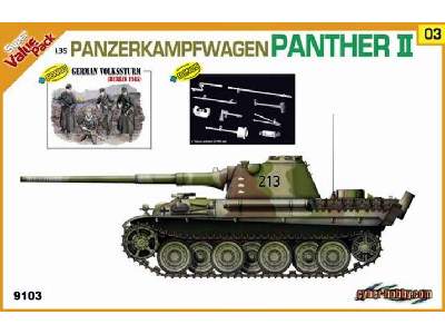 Panther II with OVM and German Volkssturm, Berlin 1945 Figures  - image 1