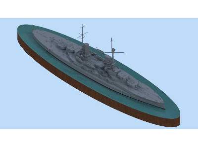 König - WWI German Battleship, full hull and waterline  - image 4
