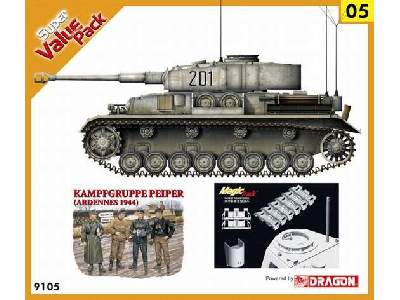 Pz.Beob.Wg. IV Ausf. J + Kampfgruppe Peiper figures set - image 1