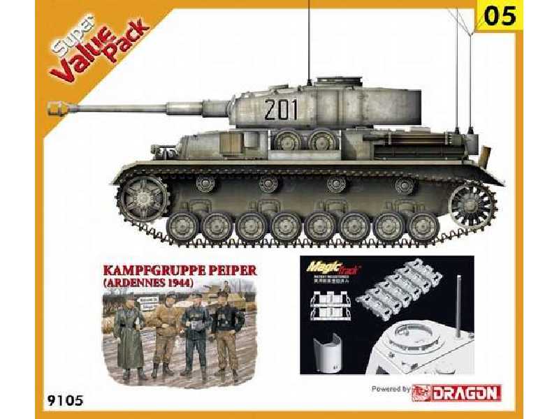 Pz.Beob.Wg. IV Ausf. J + Kampfgruppe Peiper figures set - image 1