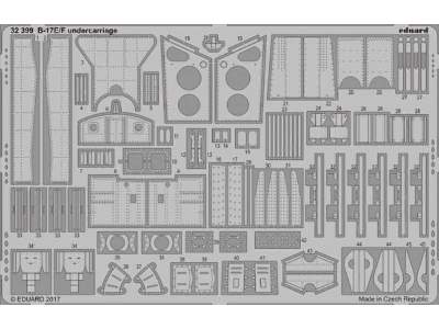 B-17E/ F undercarriage 1/32 - Hong Kong Models - image 1