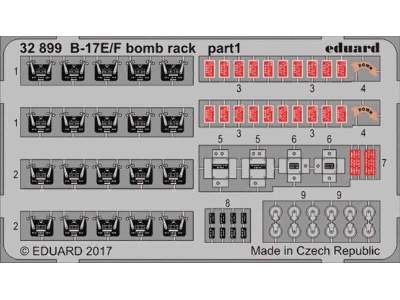 B-17E/ F bomb rack 1/32 - Hong Kong Models - image 1