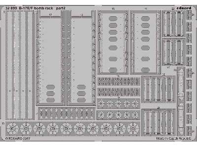 B-17E/ F bomb rack 1/32 - Hong Kong Models - image 2