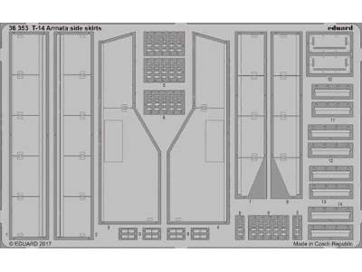 T-14 Armata side skirts 1/35 - Zvezda - image 1