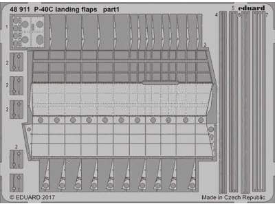 P-40C landing flaps 1/48 - Bronco - image 1