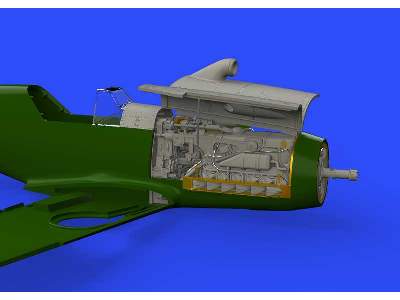 Bf 109F engine & fuselage guns 1/48 - Eduard - image 2