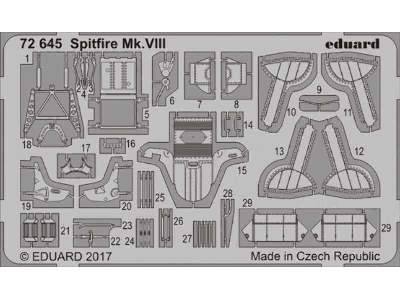 Spitfire Mk. VIII 1/72 - Eduard - image 1